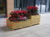 室外种植树箱　美食广场移动花箱，户外组合树箱