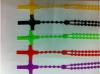 荧光色糖果马卡龙彩色渐变十字架硅胶项链链子 7色