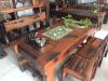 老船木新古典客厅茶桌