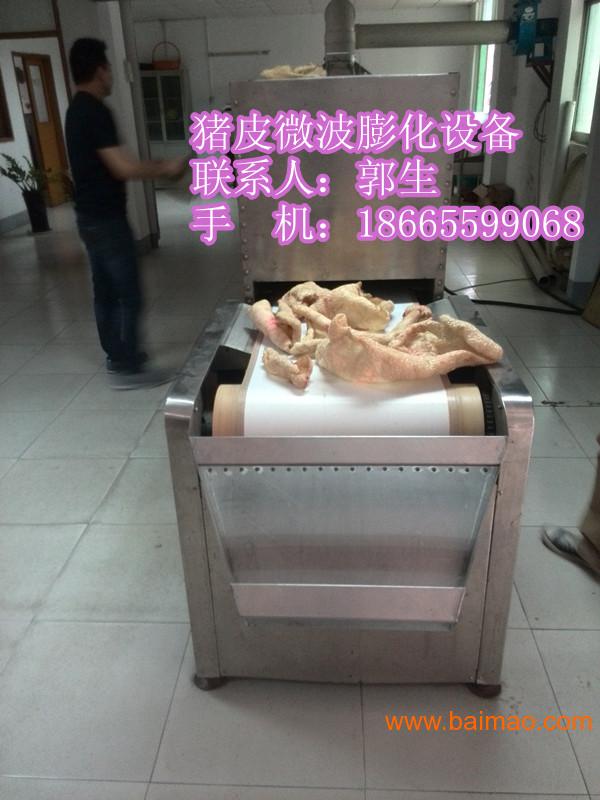 广东广州猪皮微波膨化设备