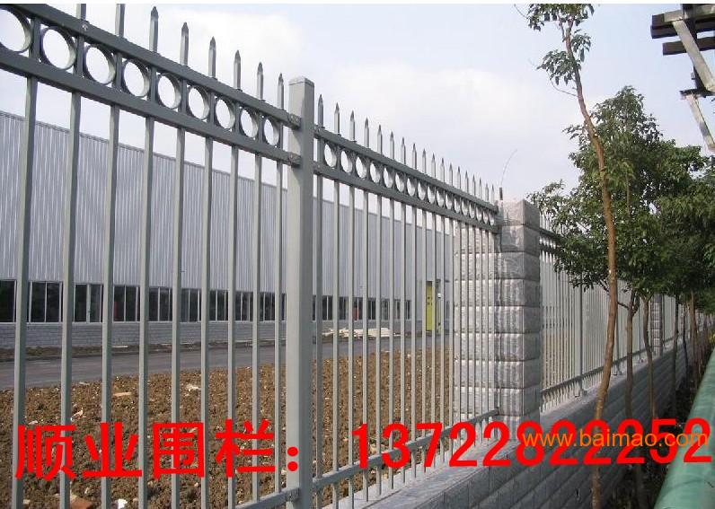 铁艺围墙护栏，工厂围墙，铁艺栏杆，锌钢护栏