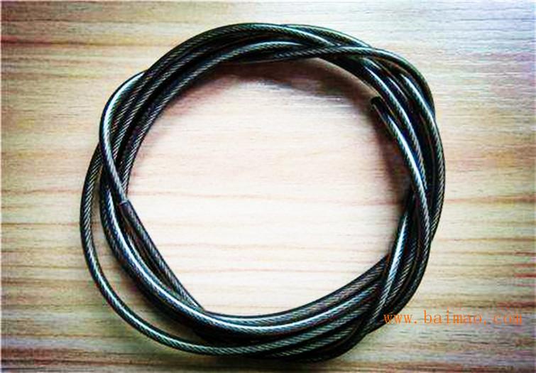 凃塑钢丝绳 包胶钢丝绳 压头钢丝绳 钢丝绳配件