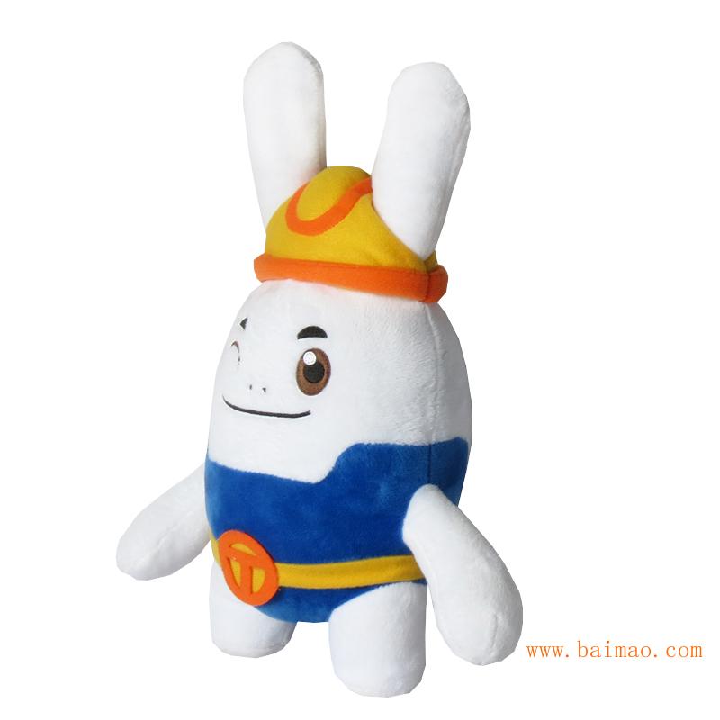 深圳毛绒玩具厂家 定制土巴兔公仔卡通动漫吉祥物