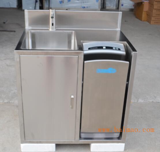 惠州不锈钢水槽一体机 洁净室水槽干手器 实验室水槽