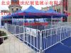 北京车展房展外围防护不锈钢铁马租赁