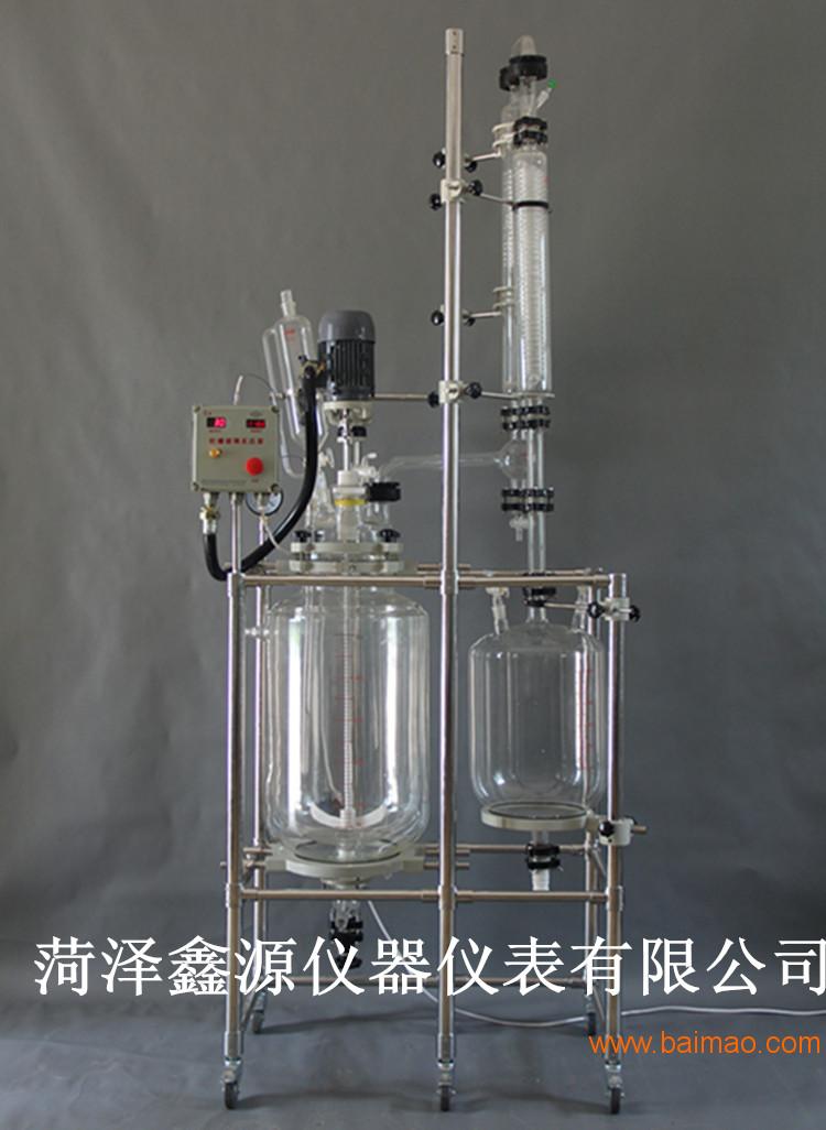 直销实验室双层玻璃反应器 XYF-50单双层反应釜