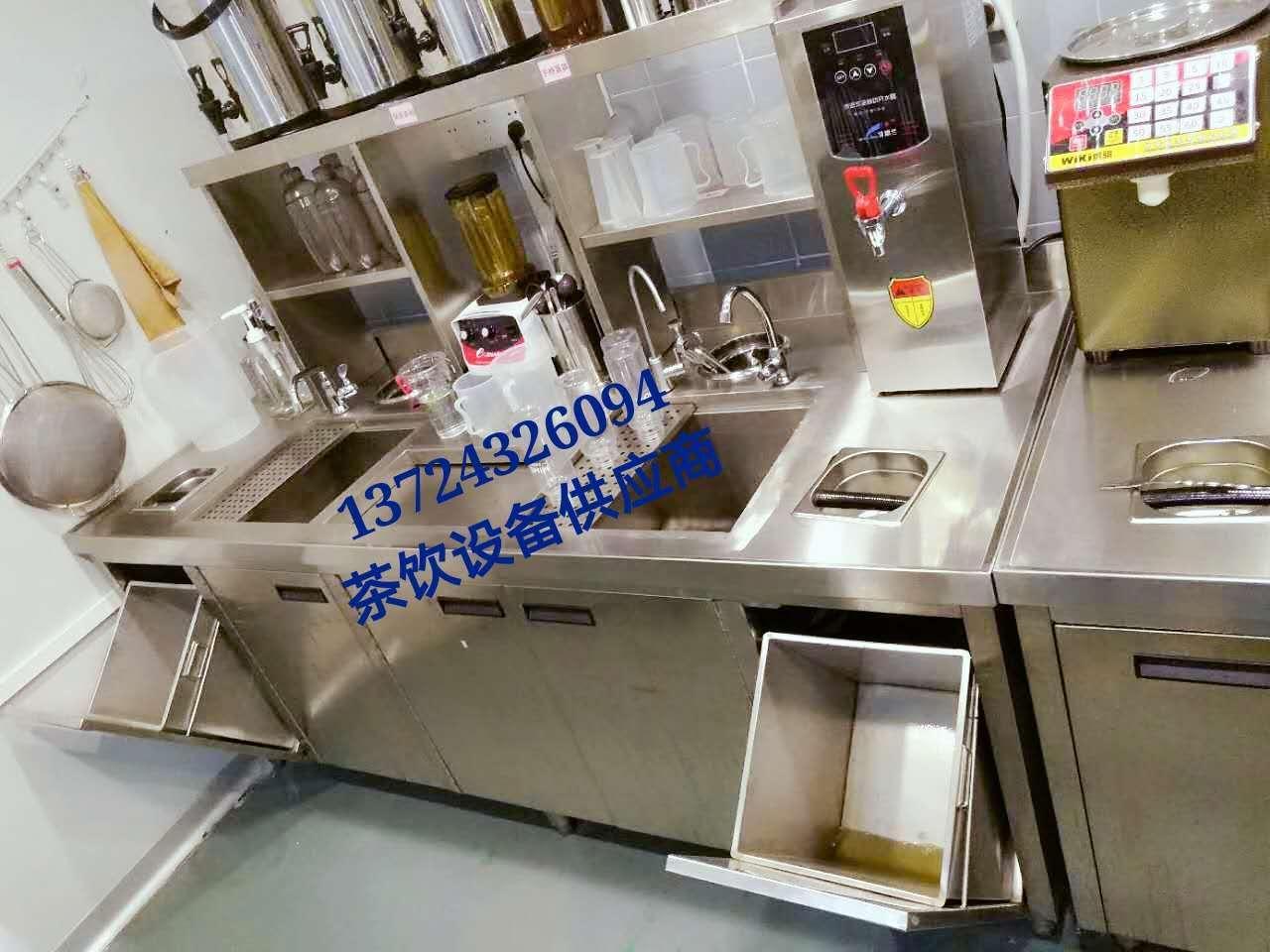 惠州奶茶店产品设备配置清单奶茶店**用操作台支持定做
