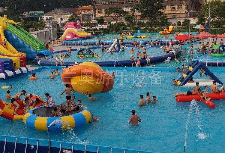 广州兰奥游乐设备_支架游泳池_移动水上乐园