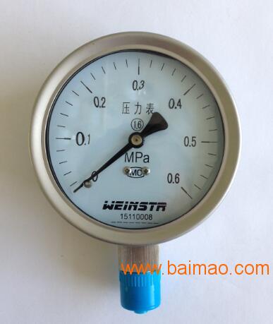 安徽威格weinstr仪表YB不锈钢压力表