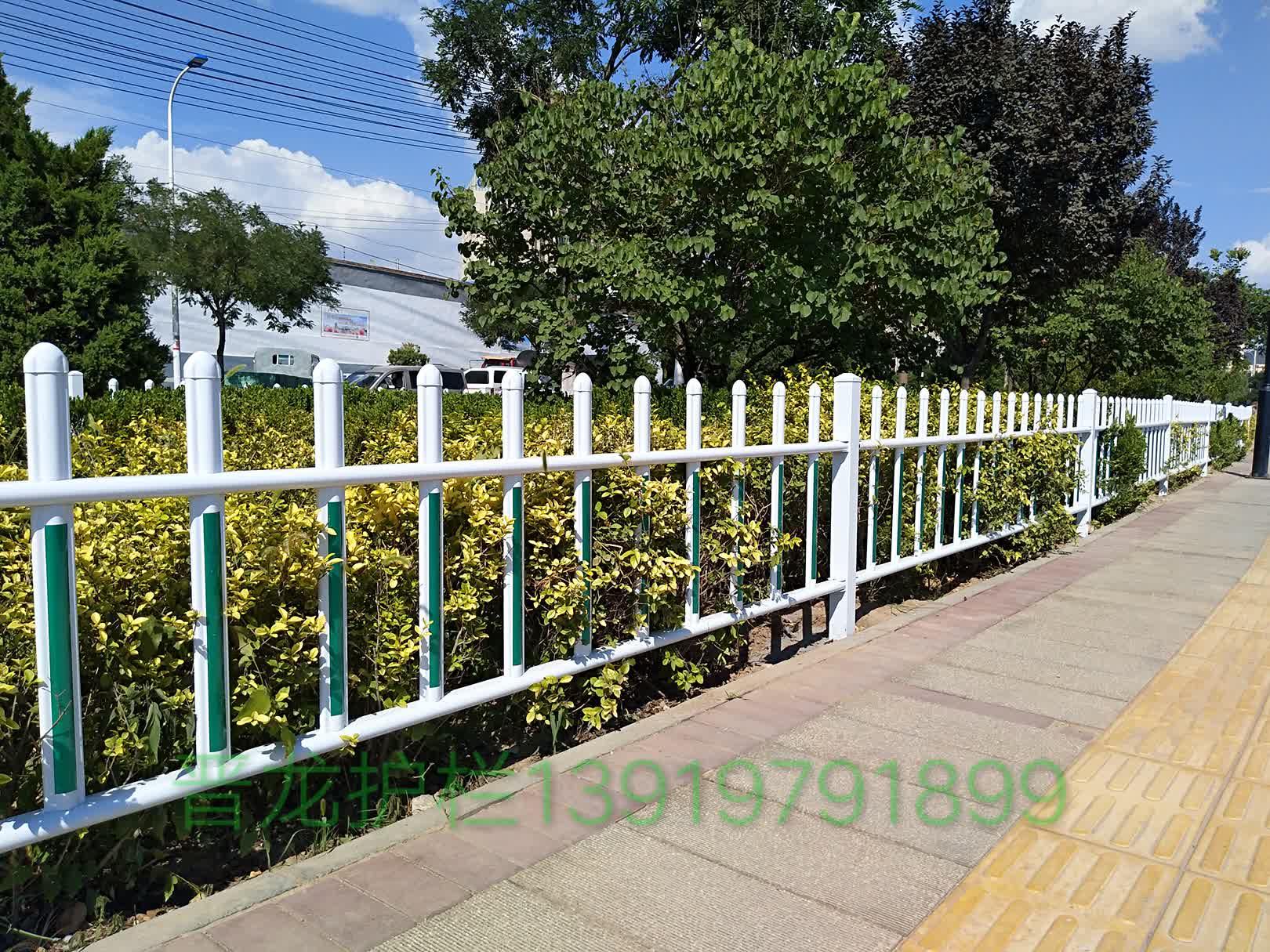 甘肃草坪护栏 绿化护栏 园艺护栏 花坛护栏锌钢护栏