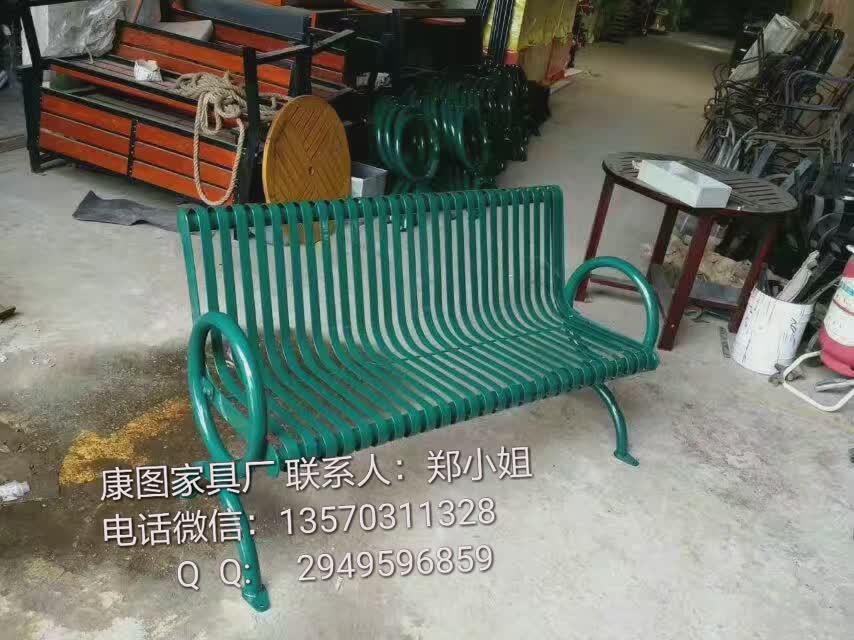 铸铁公园座椅，园林长条椅 西安休闲长椅定制