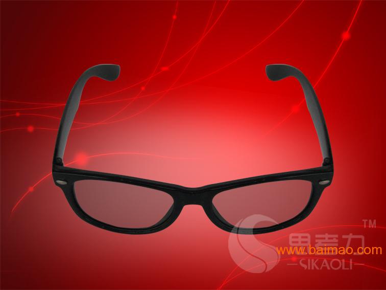厂家批发不闪式3D眼镜 偏光3d眼镜