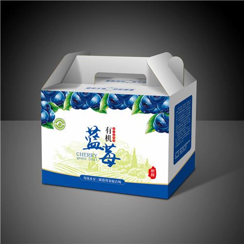 成都蓝莓包装盒定制手提纸礼盒