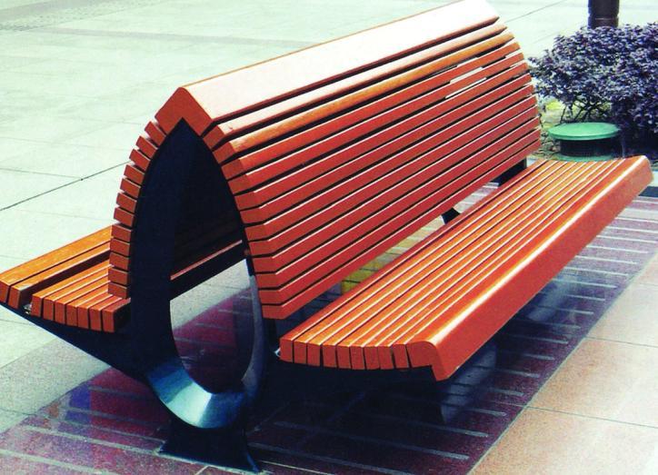 青岛防腐木公园椅，围树椅，石凳椅室外防腐木椅子桌子