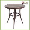 价位合理的仿木纹圆桌，供应广州**铝制仿木纹圆桌
