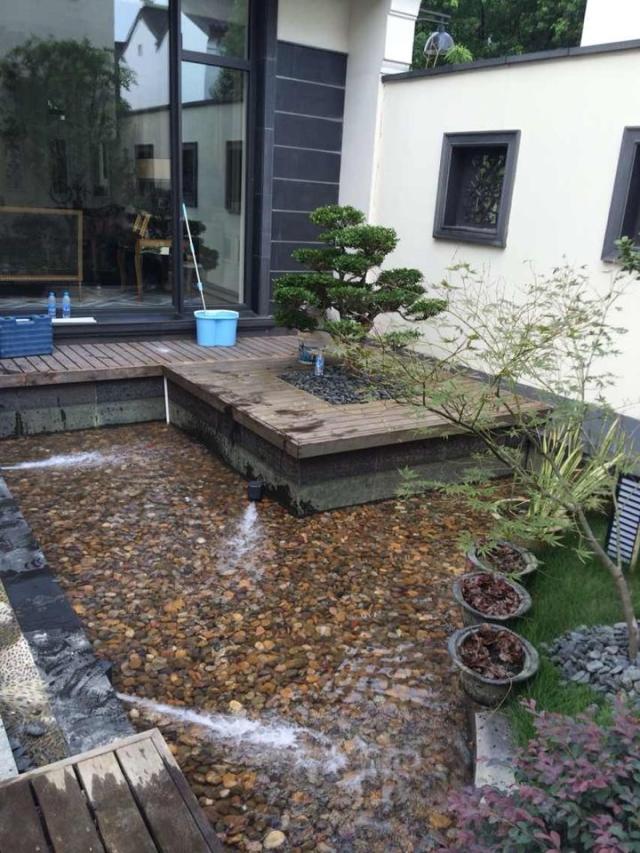 云南省昆明市呈贡县店景观锦鲤池设计