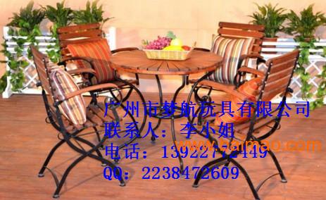 梅州户外休闲桌椅，梅江阳台休闲藤椅,梅县庭院实木桌