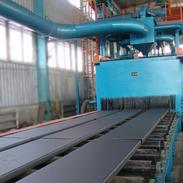 钢板预处理生产线,船体钢材预处理,型材预处理线