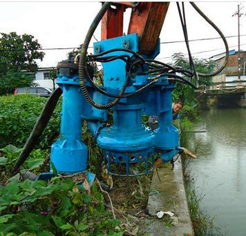 挖机污泥泵 河道清淤泵 液压泥浆泵 液压渣浆泵