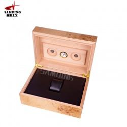 红木贴皮手表盒生产销售定制-森鼎工艺