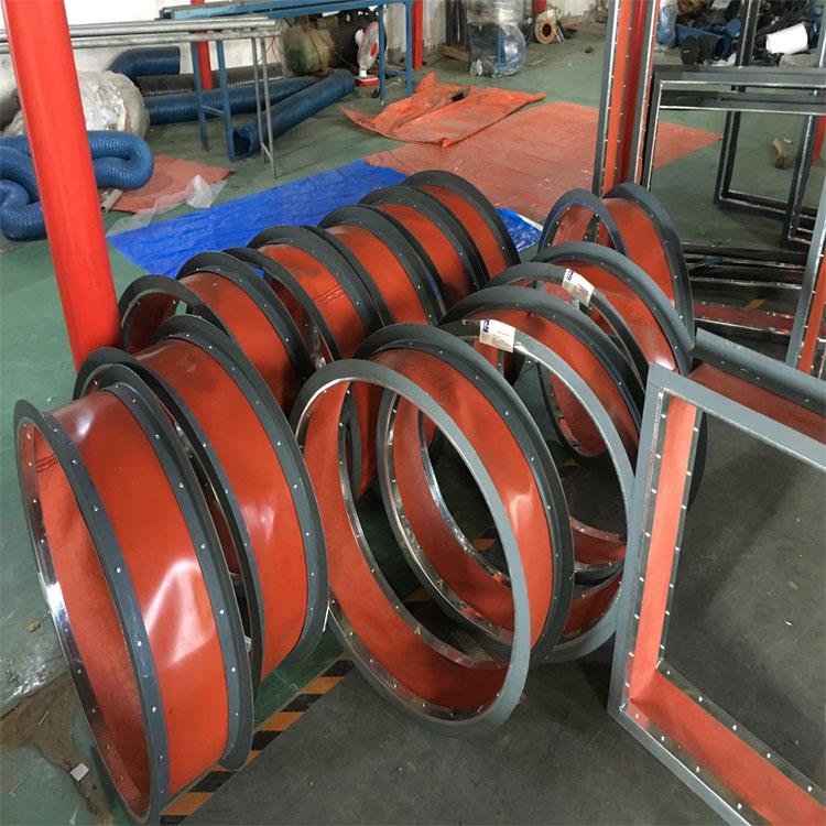 达科dec防火不燃硅酸钛金软连接 硅玻保温软接批发–达科dec防火不燃