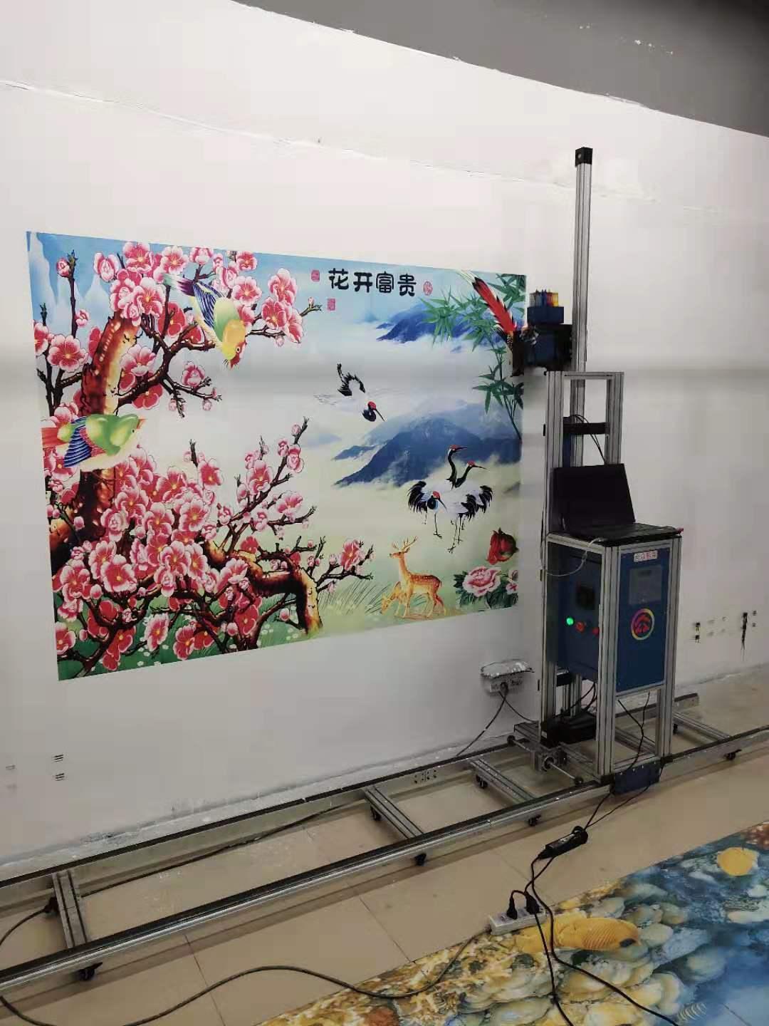 工业级大型智能3d墙体彩绘机