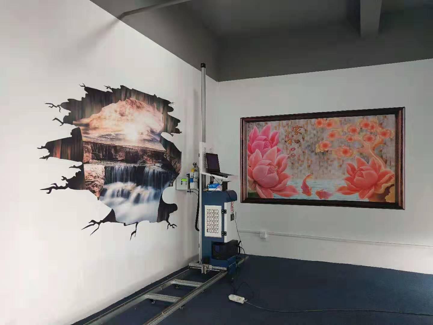 深圳智能3d墙体彩绘机立体装修打印机
