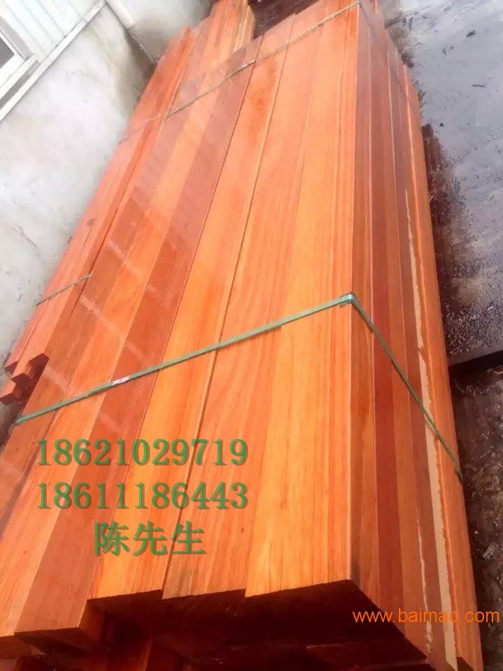 印尼菠萝格防腐木杭州厂家订做开槽板材地板批发