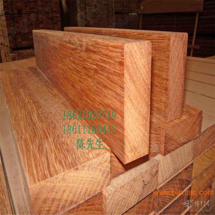 印尼菠萝格35*155板材开槽地板厂家防腐木加工