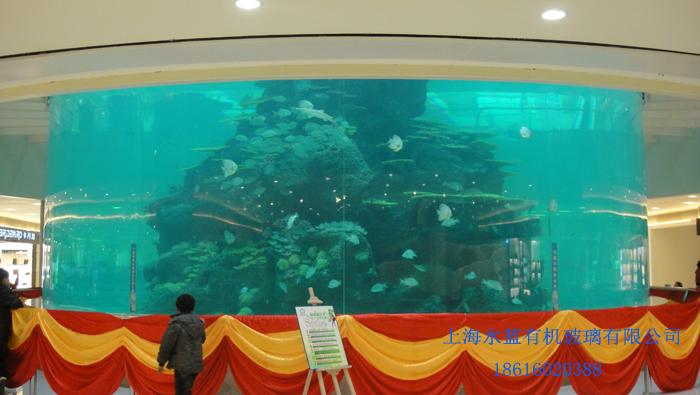 杭州鱼缸工厂承接美人鱼表演水族箱
