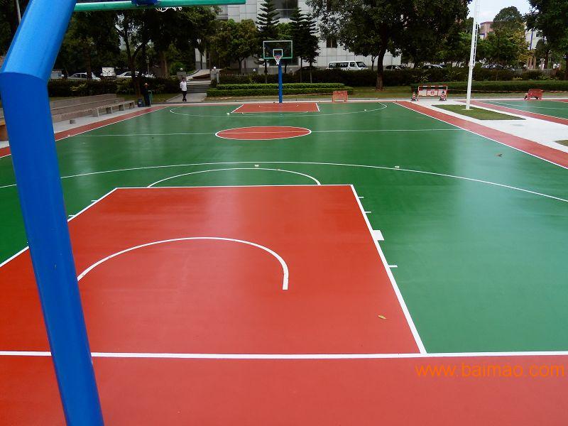 天津硅PU篮球场**施工，维护，三年质！