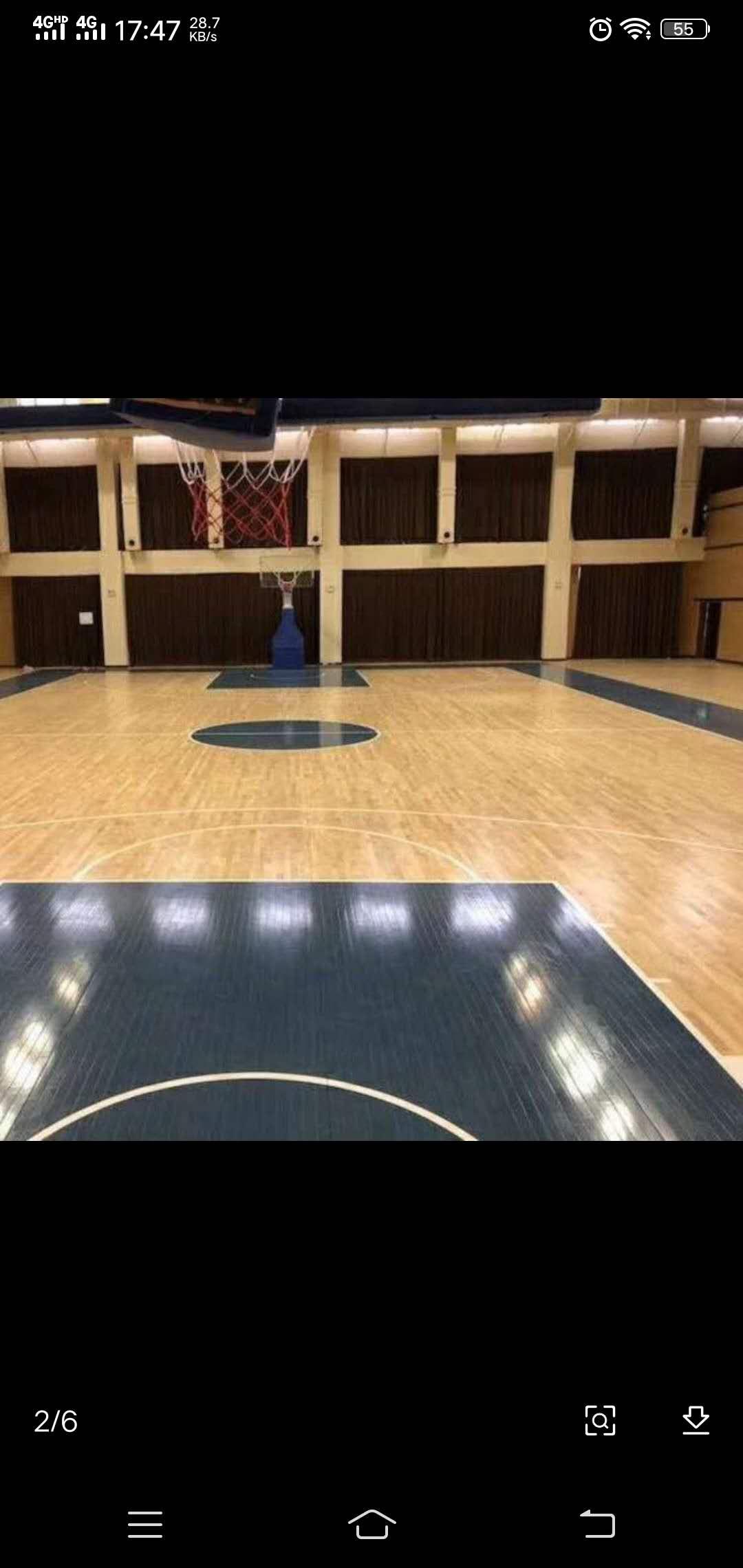山东篮球馆运动木地板