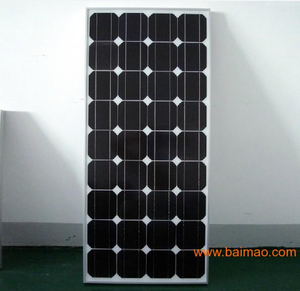 100W单晶硅太阳能电池板**率光伏发电板厂家直销
