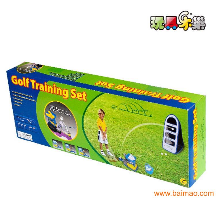 玩具乐巢 高尔夫发球器运动玩具套装