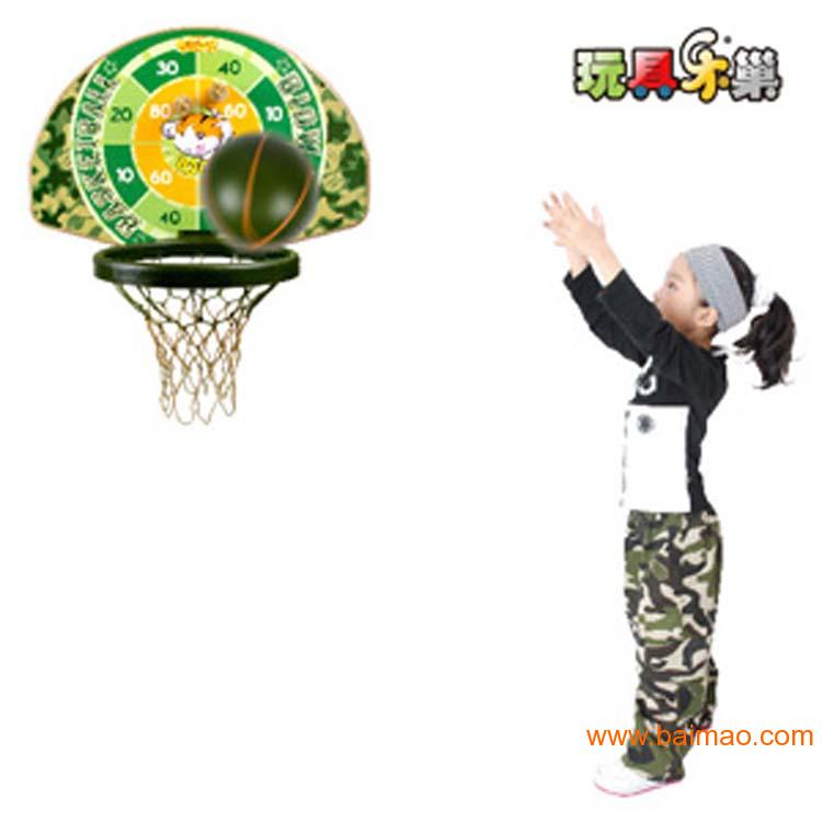 玩具乐巢巨型镖靶吹镖篮球飞镖组合儿童投篮运动玩具