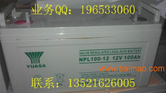 耐普12V蓄电池 12V-100AH免维护蓄电池