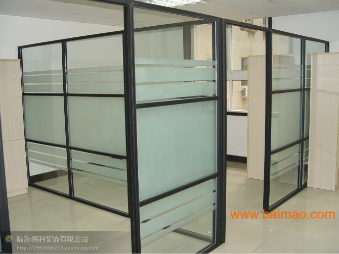 批发铝型材厂家直销高隔间玻璃隔断安装设计