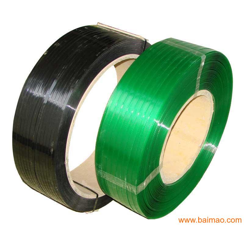 塑钢带PET打包带包装带捆扎带环保带黑色绿色打包带