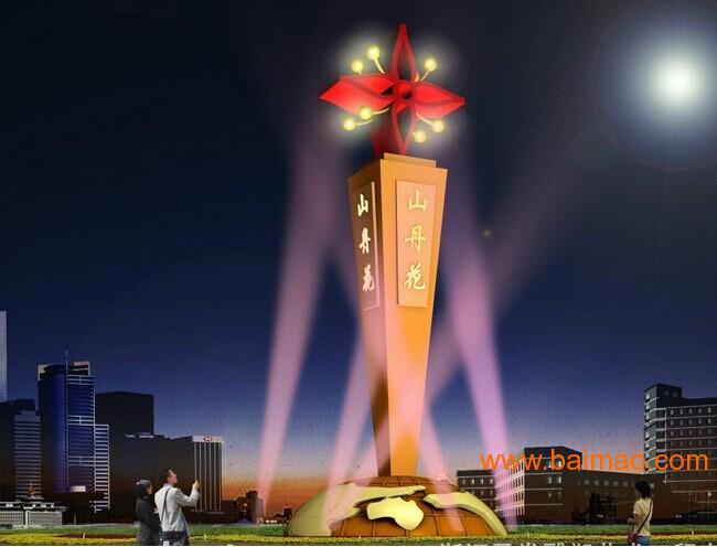 现代都市LED灯光亮化景观雕塑 西安南昌灯光雕塑