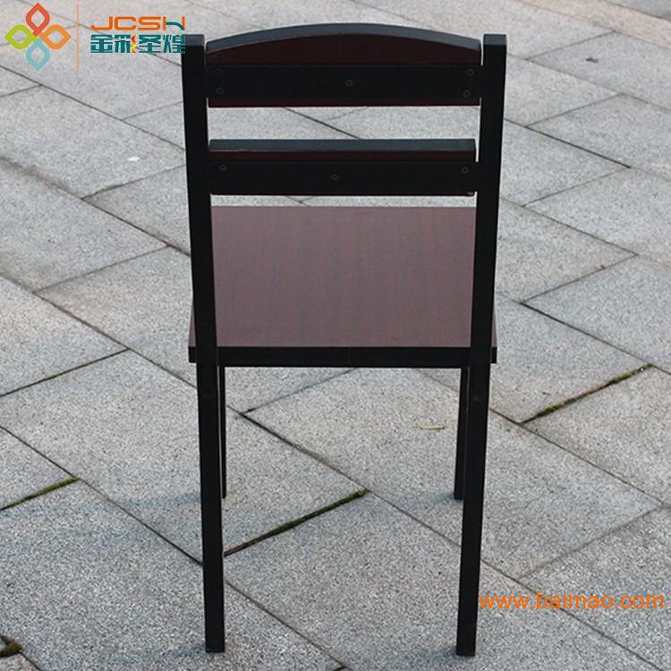 新品** 餐桌椅时尚餐椅钢木多色椅子客厅餐厅椅宜家