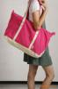 【2010夏 新品包包】粉色休闲大帆布包
