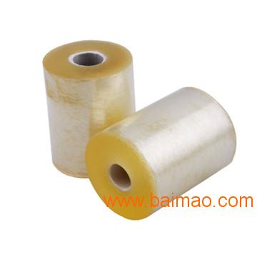 PVC缠绕膜生产厂家1.3米宽 微黄色供应山东直供