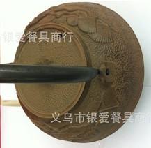 杭州新款1.6经典迎客松高温氧化工艺铁壶 批发供应