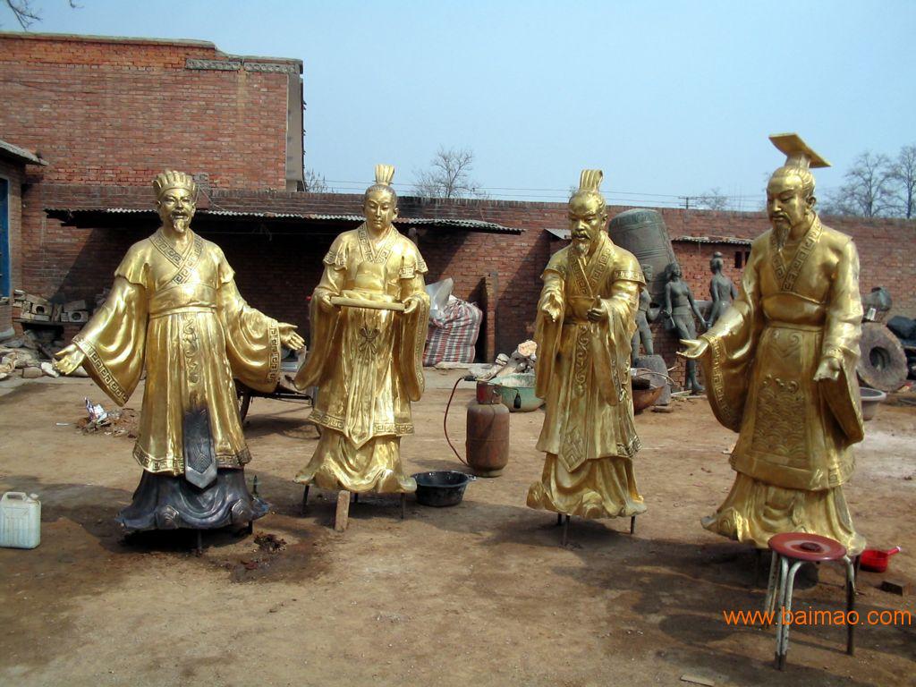 上海人物雕塑装饰物-广东铸铜雕塑厂家可定做