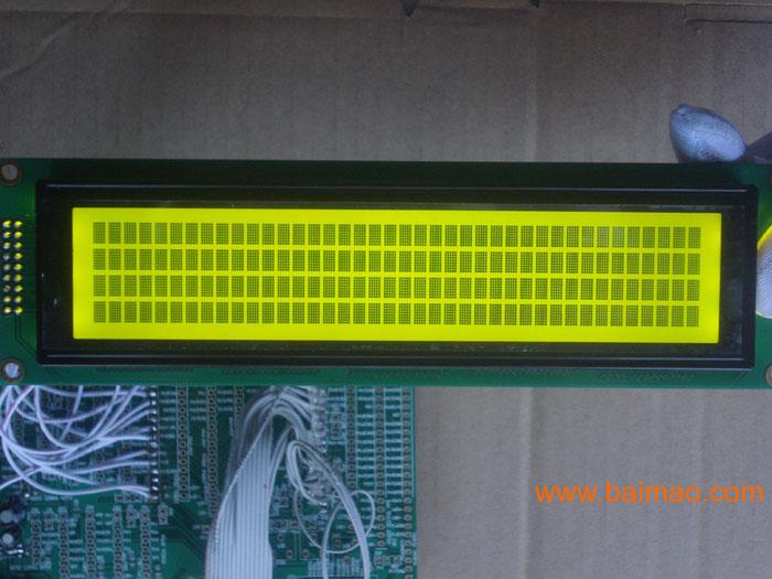 4004液晶屏 字符点阵 黄绿屏带背光 5V