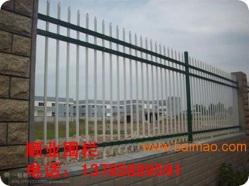 厂区锌钢护栏、围墙围院栏杆、锌钢栅栏