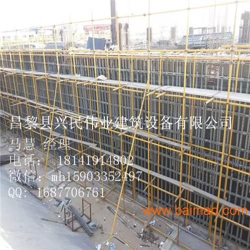 天津地区 房屋建筑施工**用 承重墙模板支撑结构