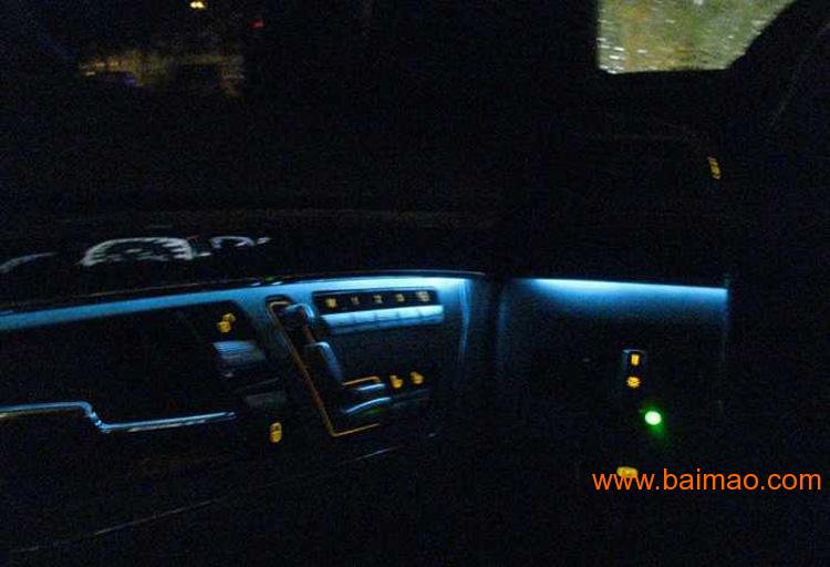 奔驰S系改装原厂单色三色高配氛围灯