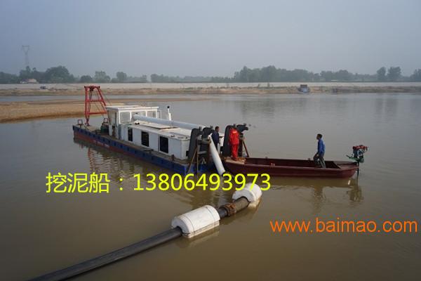杭州使用的6寸城市河道清淤船工作图片