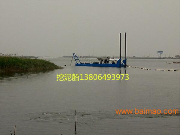 杭州使用的6寸城市河道清淤船工作图片
